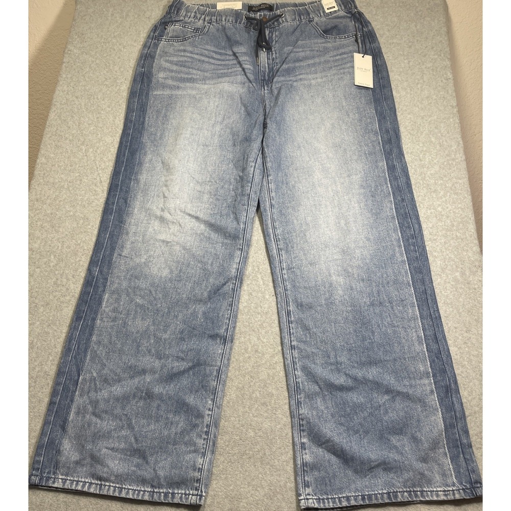 Judy Blue Women's Denim Jeans High Waist Wilhemina Sz 15/32 Stretch Drawstring